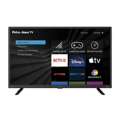 Smart TV 32&quot; Philco Led PTV32G70RCH Roku TV Dolby Audio - Saldão