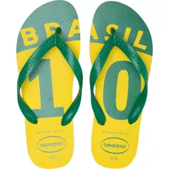 Chinelo Havaianas Brasil 10 - Adulto