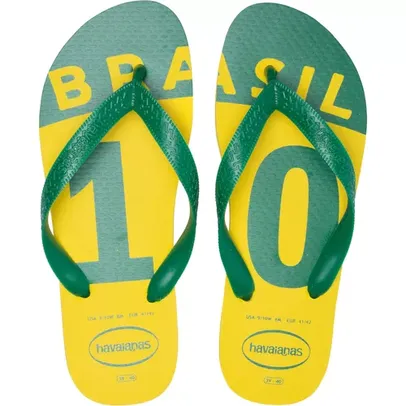 Chinelo Havaianas Brasil 10 - Adulto