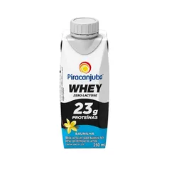 [REC] Whey Zero Lactose Sabor Baunilha Piracanjuba 250ml