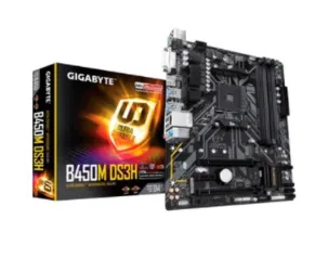 Placa-Mãe Gigabyte B450M DS3H V2, AMD B450, mATX, DDR4, (rev. 1.0)