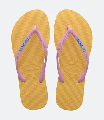 Chinelo Slim Infantil Pop Up Havaianas Amarelo