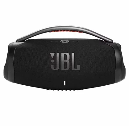 Caixa De Som Bluetooth JBL Boombox 3 Preta Até 24h de Reprodução IP67 À Prova d´água 130W