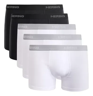 Kit 5 Cuecas Boxer Com Elástico Personalizado Hering