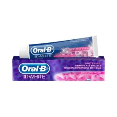 Creme Dental Oral-B 3D White Leve 3 Pague 2 R$9