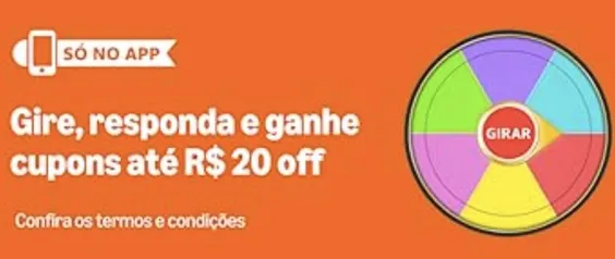 [Selecionados] Roleta Amazon - Até R$ 20 OFF