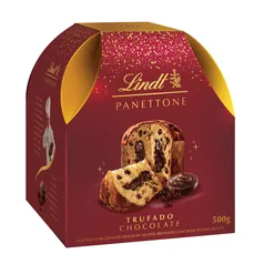 Pague 1 leve 2 Panetone com Gotas e Recheio Trufado de Chocolate ao Leite Lindt 500g