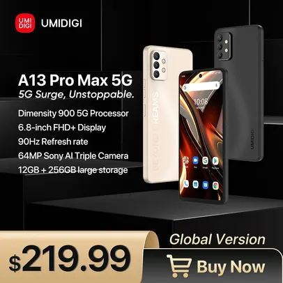 Smartphone Umidigi A13 Pro Max 5g 12GB 256GB