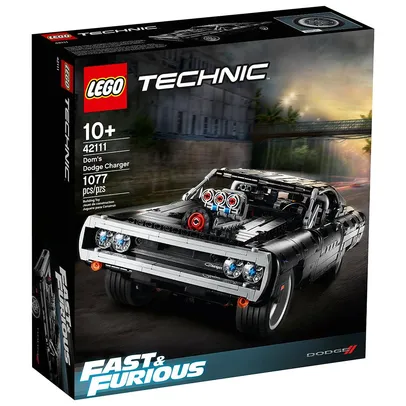 LEGO Technic Velozes e Furiosos Dom's Dodge Charger 42111 - 1077 Peças R$668