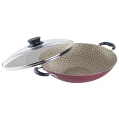 Panela Wok Tramontina Paris 20545732 Vermelha - 32cm por R$ 81