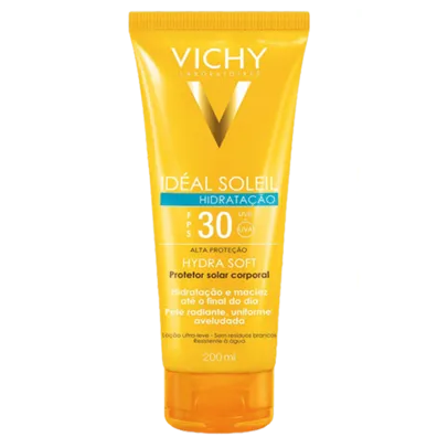 Protetor Solar Vichy Idéal Soleil FPS30 Hydrasoft 200ml | R$ 30