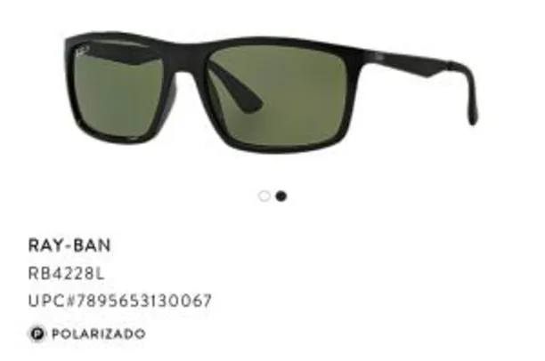 Saindo por R$ 285: Óculos de sol Ray Ban RB4228 com lentes polarizadas | Pelando