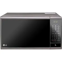 Micro-ondas LG MS3095LR 30 Litros Prata Nobre Limpa Fácil