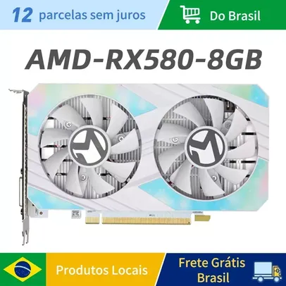 [NO BRASIL] Placa de Vídeo Maxsun RX 580 8GB 2048SP