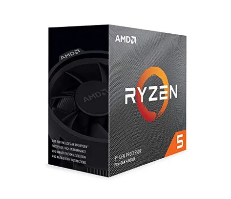 Processador AMD Ryzen 5 3600 Box (AM4 / 6 Cores / 12 Threads / 3.6GHz / 35MB Cache/Cooler Wraith Stealth) - *S/Video Integrado* - 100-100000031BOX