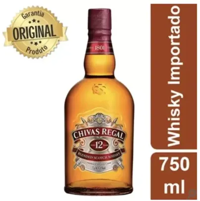 Whisky 12 Anos Chivas Regal 750ml