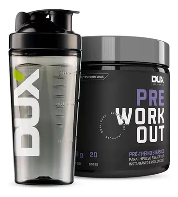 Pre Workout Original 300g + Coqueteleira Dux Nutrition