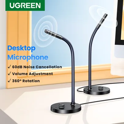 [Moedas + Cupom] Microfone USB Ugreen