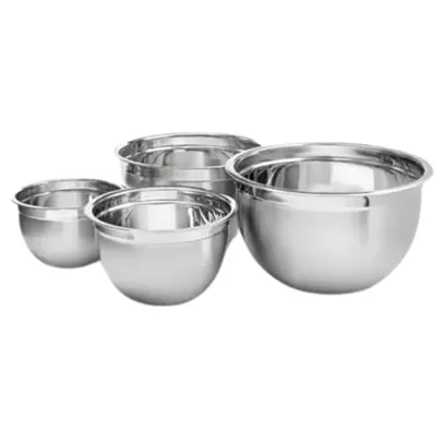 Conjunto 4 Peças Tigelas Bowl Inox