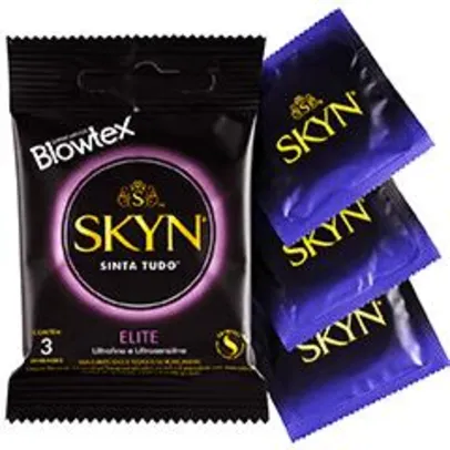 [LEVE 3 PAGUE 2] Preservativo Blowtex Skyn Elite 9 Uni. total - R$15