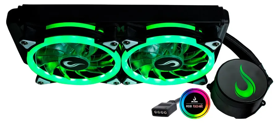 Water Cooler Rise Mode Gamer Black, RGB, 240mm - RM-WCB-02-RGB