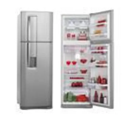 Geladeira/Refrigerador Electrolux DW42X 380 Litros 2 Portas Frost Free Inox - R$1899