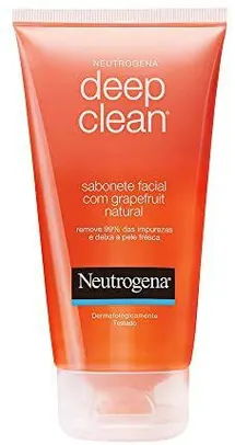 Sabonete Facial Deep CleanGrapefruit, Neutrogena, 150g | R$22