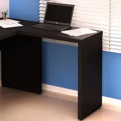 Mesa para Escritório Tamburato Apoio Preto - at.home 74,99