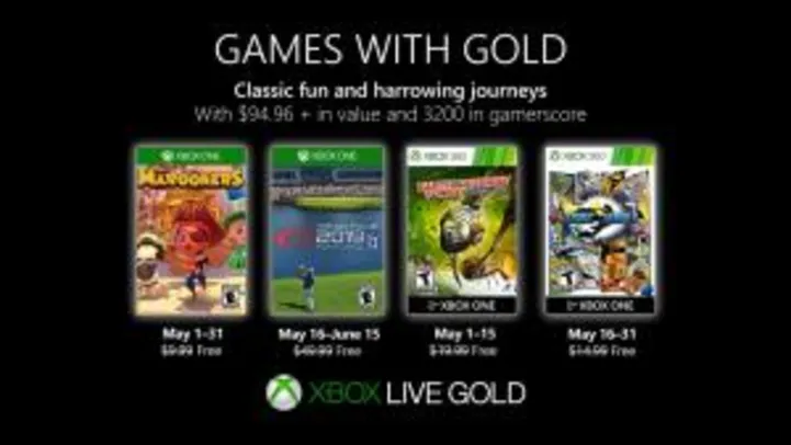 Games With Gold Maio