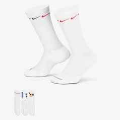 Meia Nike Everyday Plus Cushioned (3 Pares) Unissex