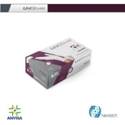 Luva de Latex Tam. M para Procedimento Unigloves c/Pó 100 UN R$66