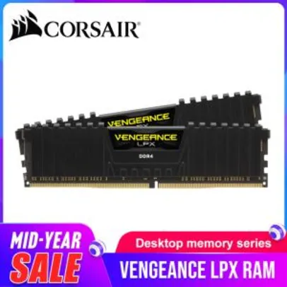 Memória Corsair 8GB DDR4 2400Mhz | R$184