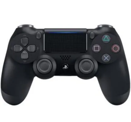 Controle para PS4 Sem Fio Dualshock 4 Sony - Preto | R$250