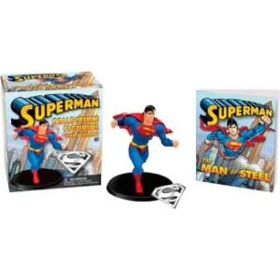 Livro +Estatueta +Pin Superman