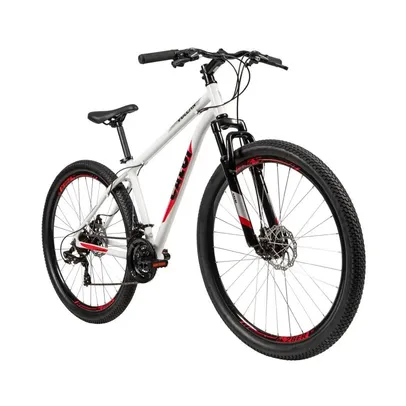 Bicicleta Caloi Vulcan Freio a Disco Mecânico Branca Aro 29 21V TMR29V21