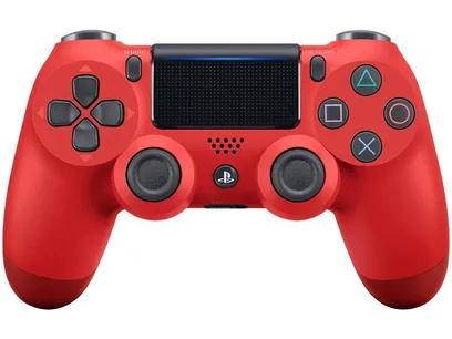 Foto do produto Controle Dualshock 4 Vermelho Sem Fio - Sony-ps4.