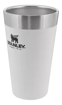 Copo Térmico De Cerveja Stanley Inox Sem Tampa Branco 473ml 