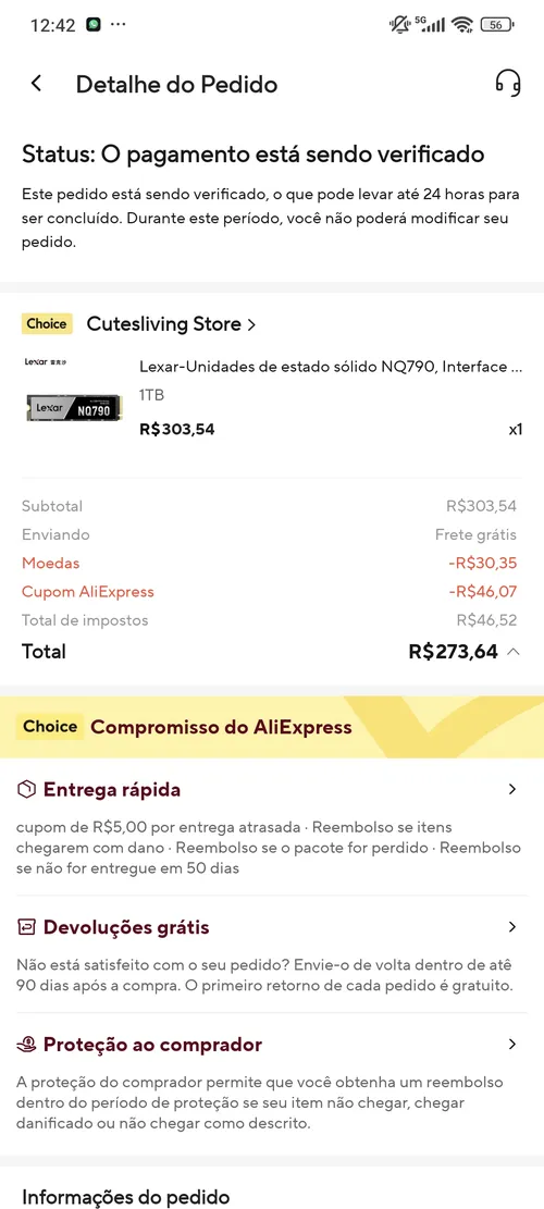 Imagen na descrição da promoção