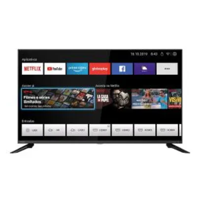 Smart TV LED 40" Philco PTV40G60SNBL Full HD | R$ 1179