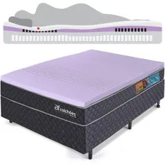 [AME R$ 599,97] 70% CASHBACK Cama Box Casal 138x188x57cm - R$2000