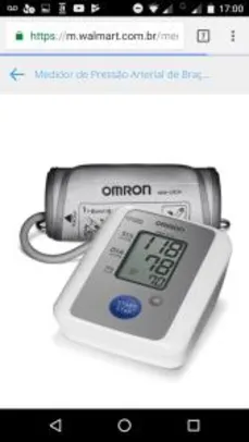 Medidor de Pressão Arterial de Braço Omron HEM 7113 com Detector de Arritmia Cardíaca R$ 99,00