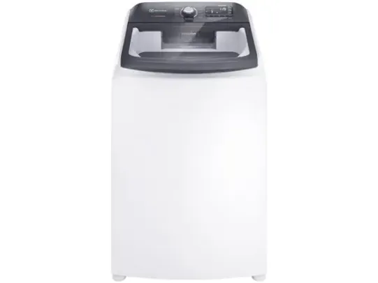 Lavadora de Roupas Electrolux 15kg Cesto Inox 11 Programas de Lavagem Branco Premium Care LEC15 - 220V