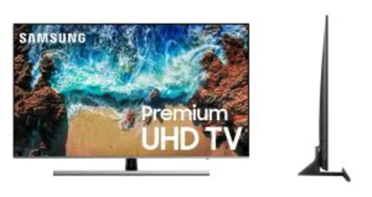 Smart TV LED 55” Samsung 4K/Ultra HD NU7100 - Tizen Conversor Digital Wi-Fi 3 HDMI 2 USB DLNA | R$2.849