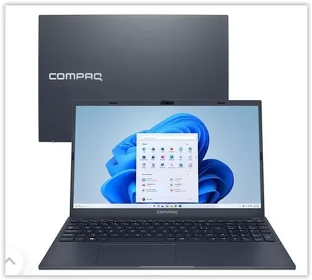 Notebook Compaq Presario 5110 Snapdragon® 7c SC7180 Windows 11 Home 4GB 128GB UFS 15.6"- Azul escuro