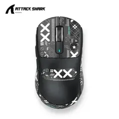 [App/Taxa inclusa] Mouse Gamer sem fio Attack Shark X3 PixArt tri-mode - Bluetooth e 2.4GHz, Sensor paw3395