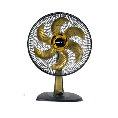 Ventilador de mesa 40cm Mallory TS40+ Preto/Dourado