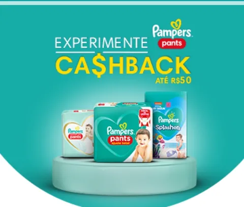 [Sul Do Br] Cashback Pampers Pants Sul - Descubra P&G