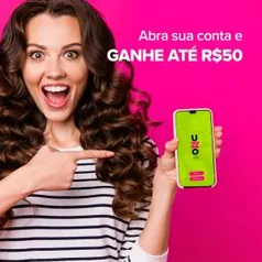 Ganhe até R$ 50,00 ao abrir sua conta na UzzoPay