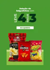 Salgadinhos em Promoção Leve 4 pague 3 na Carrefour