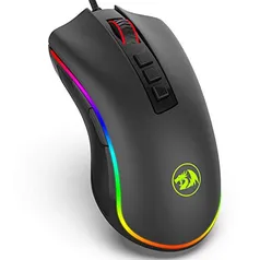 Mouse Gamer Cobra com LED RGB M711, Redragon, Mouses, Preto